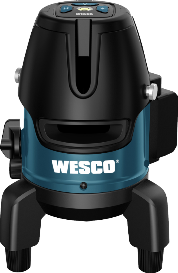 NIVEL A LASER WS8911K 5 LINHAS VERDES BASE GIRATORIA 360 WESCO 220V
