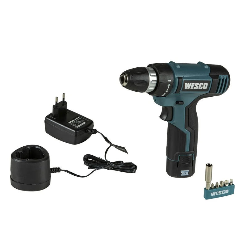 PARAFUSADEIRA 12V WS2532 3/8 BATERIA WESCO 220V