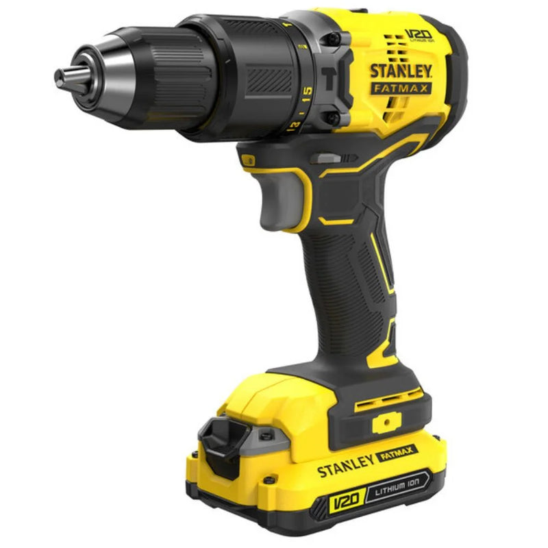 PARAFUSADEIRA 20V SBD715C2KBR 1/2 MAX BRUSHLESS C/ 2 BATERIAS STANLEY 220V